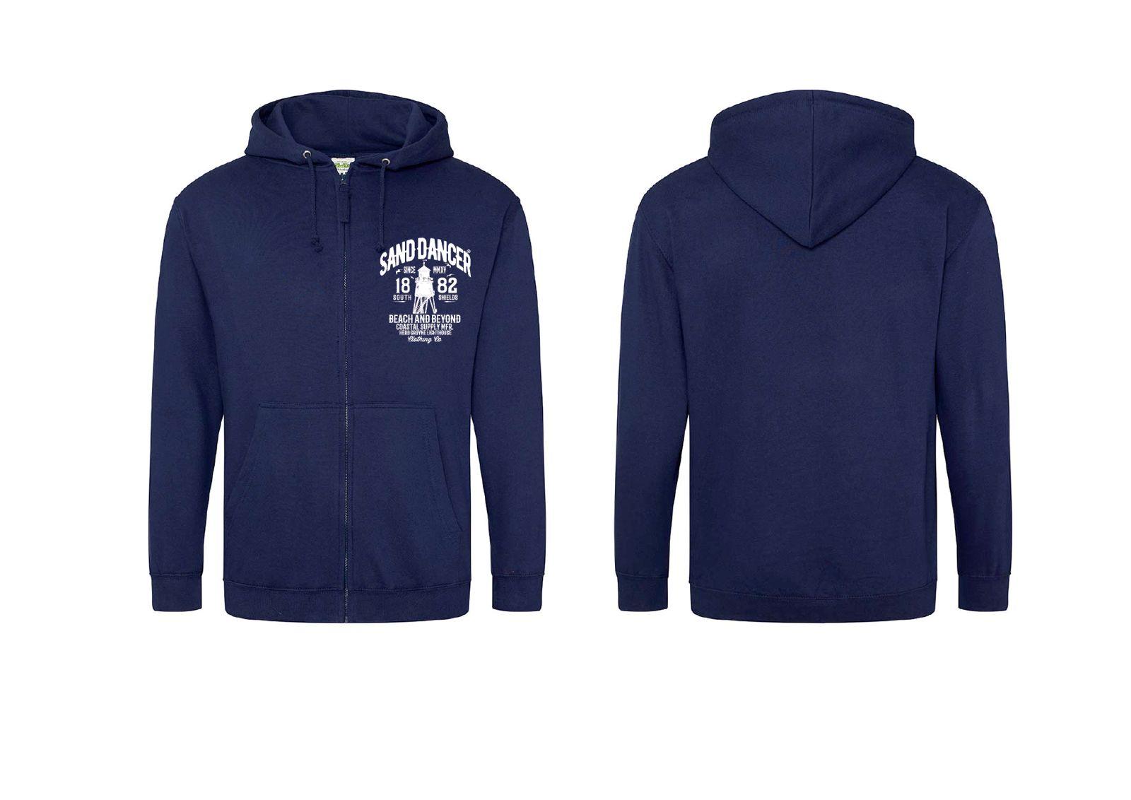 1882 Zipper (front only) - Navy