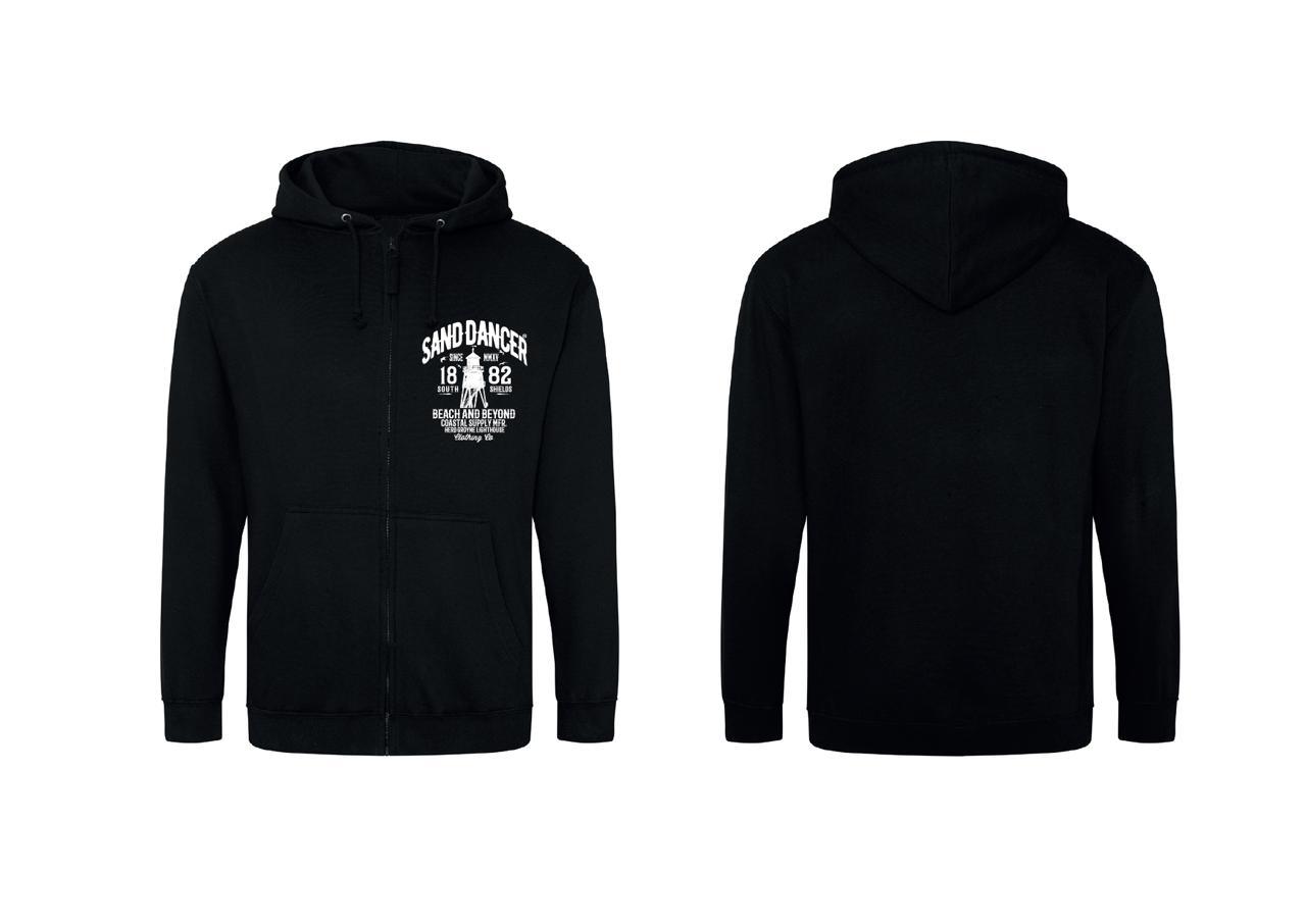 1882 Zipper (front only) - Black