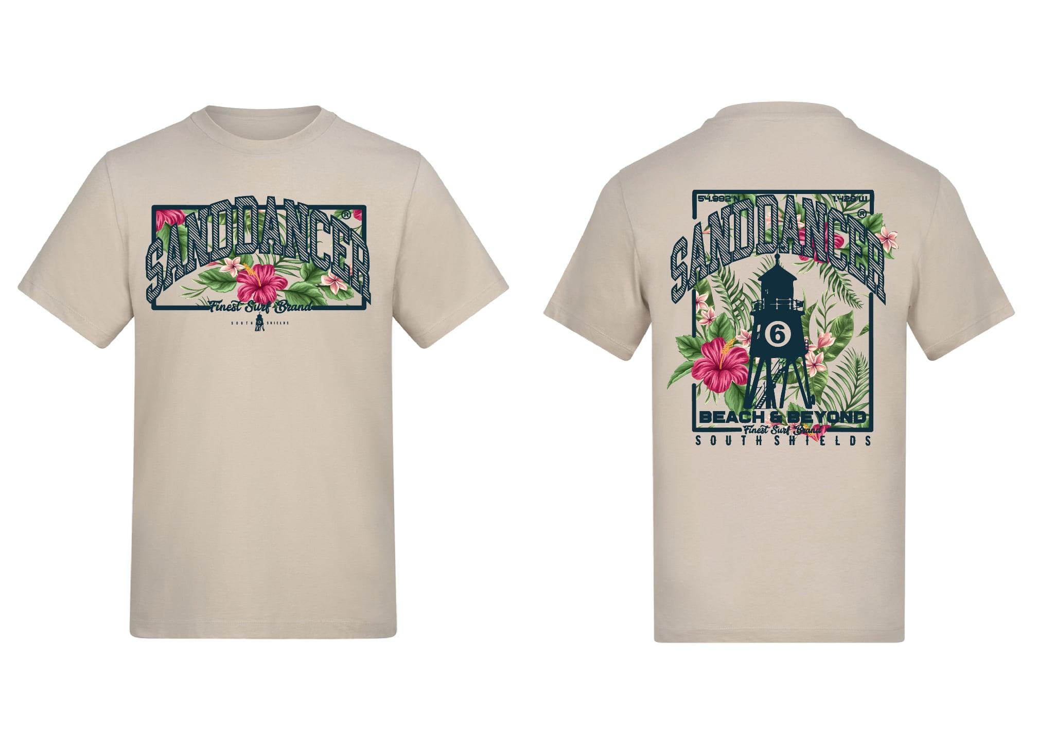 Floral Tee - Stone