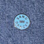 Pin Badge Sky Blue Circle