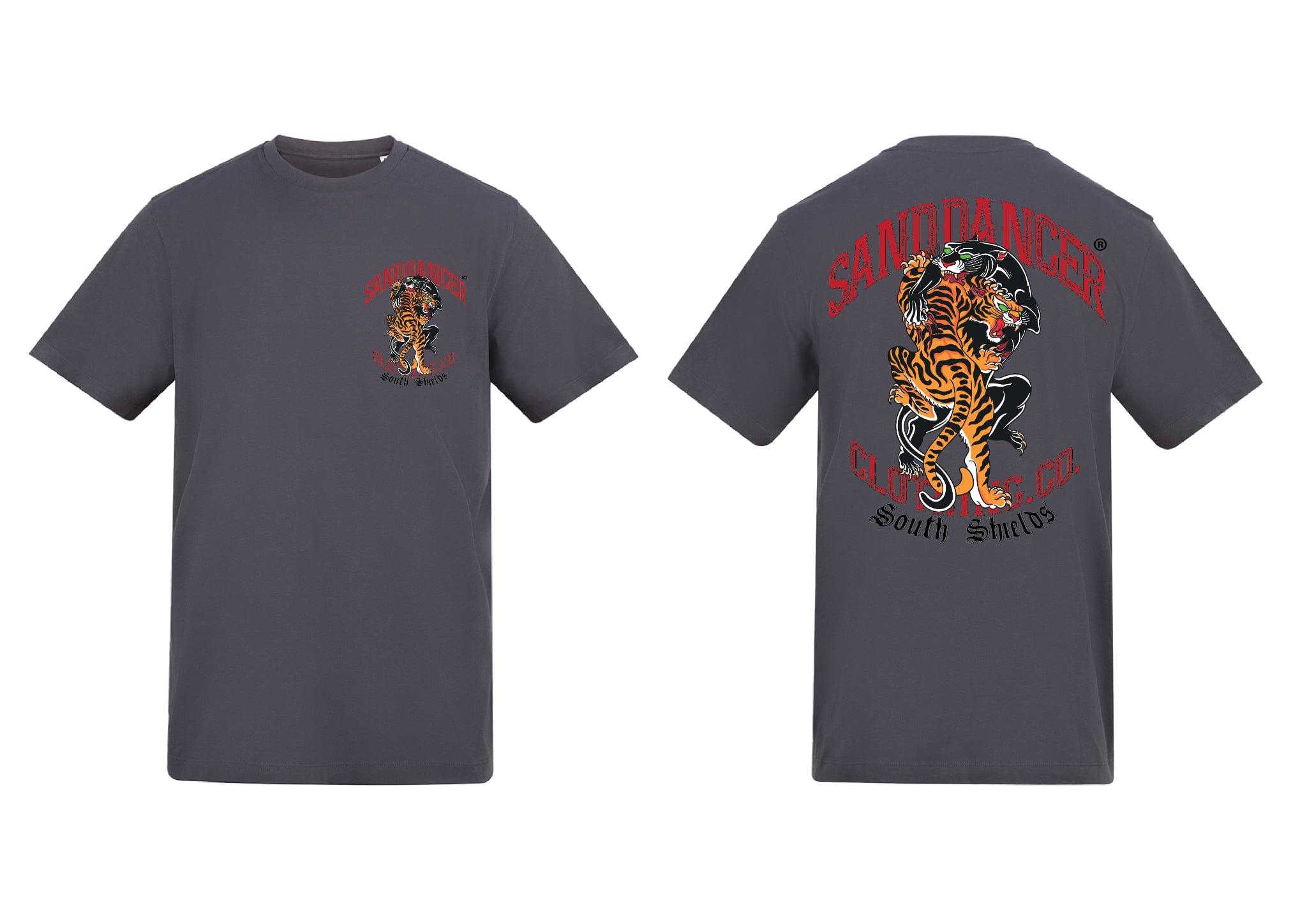 Catfight Tee - Charcoal