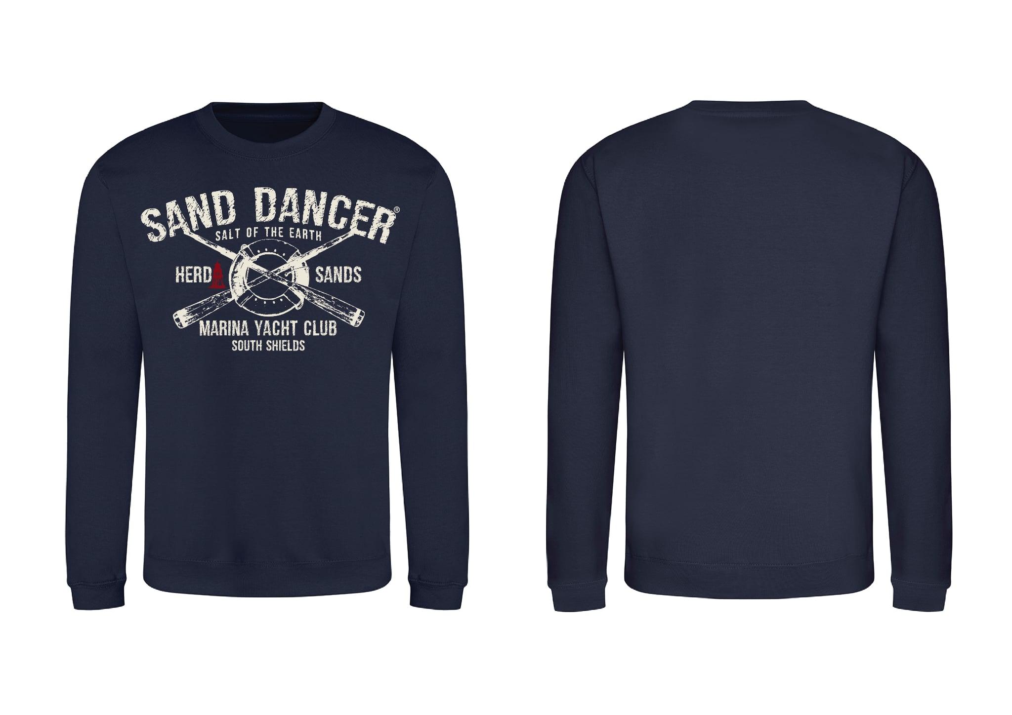 Marina Oar Crewneck Sweat - Navy Blue