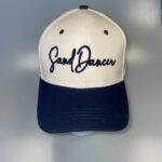 Baseball Cap - Script - Beige/Navy