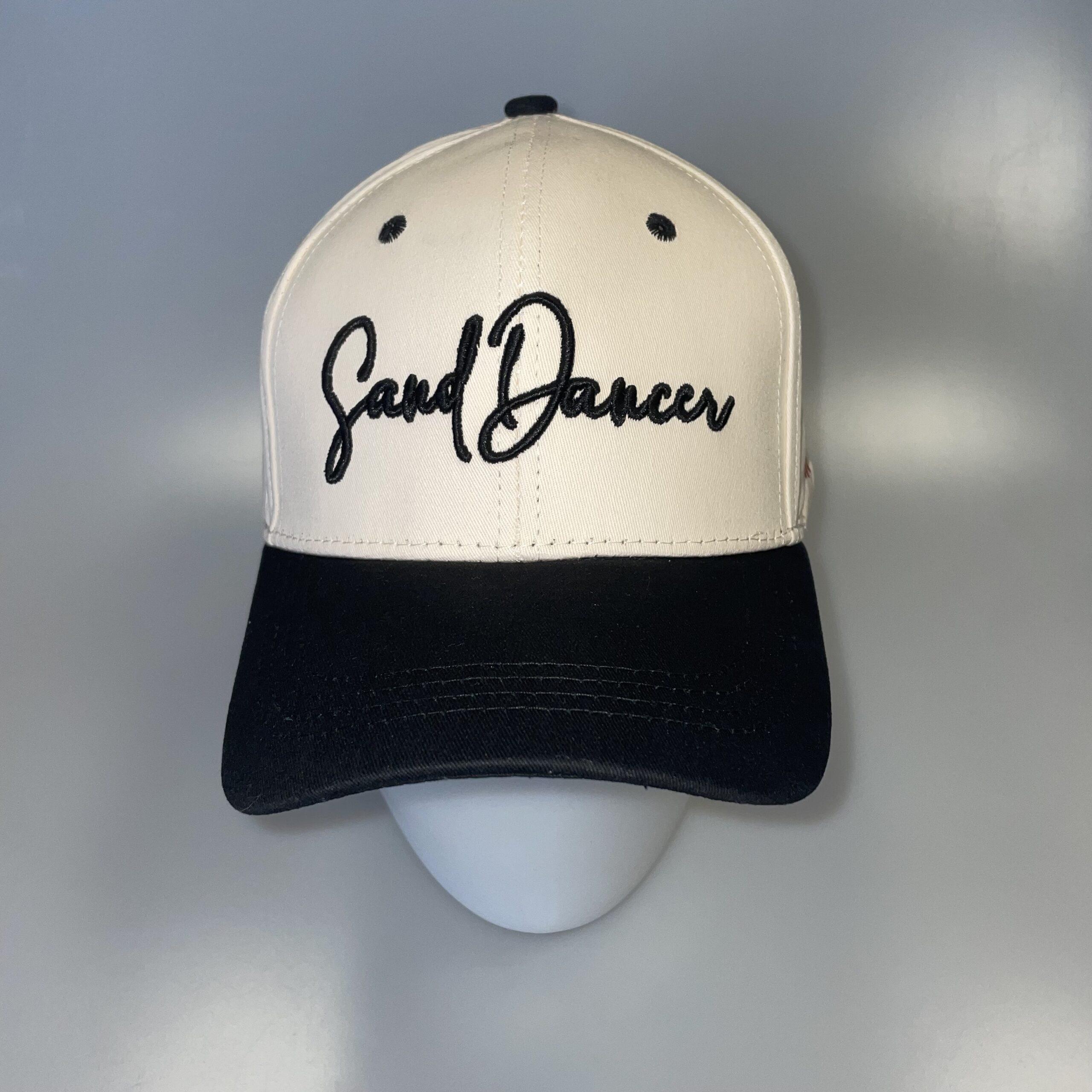 Baseball Cap - Script - Beige/Black