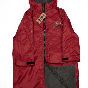 Surf Robe - Burgundy/Charcoal