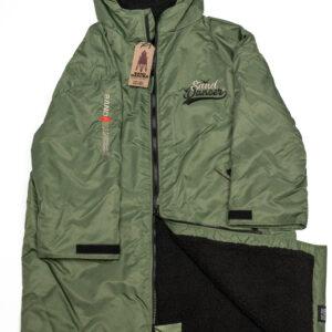 Surf Robe - Olive/Black